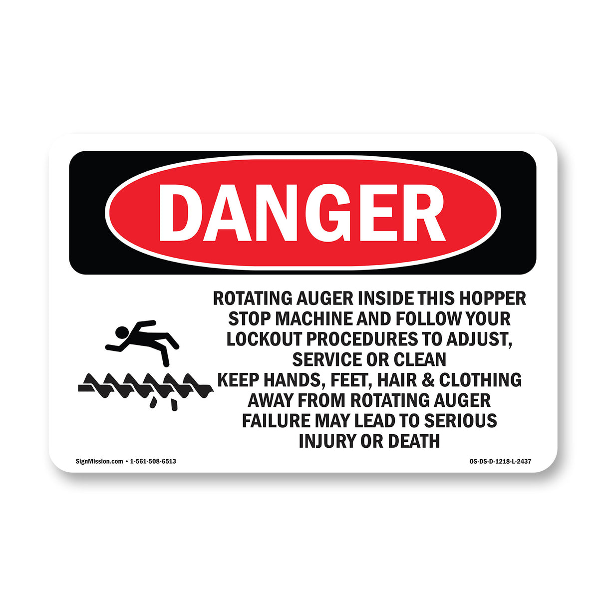 Rotating Auger Inside This Hopper