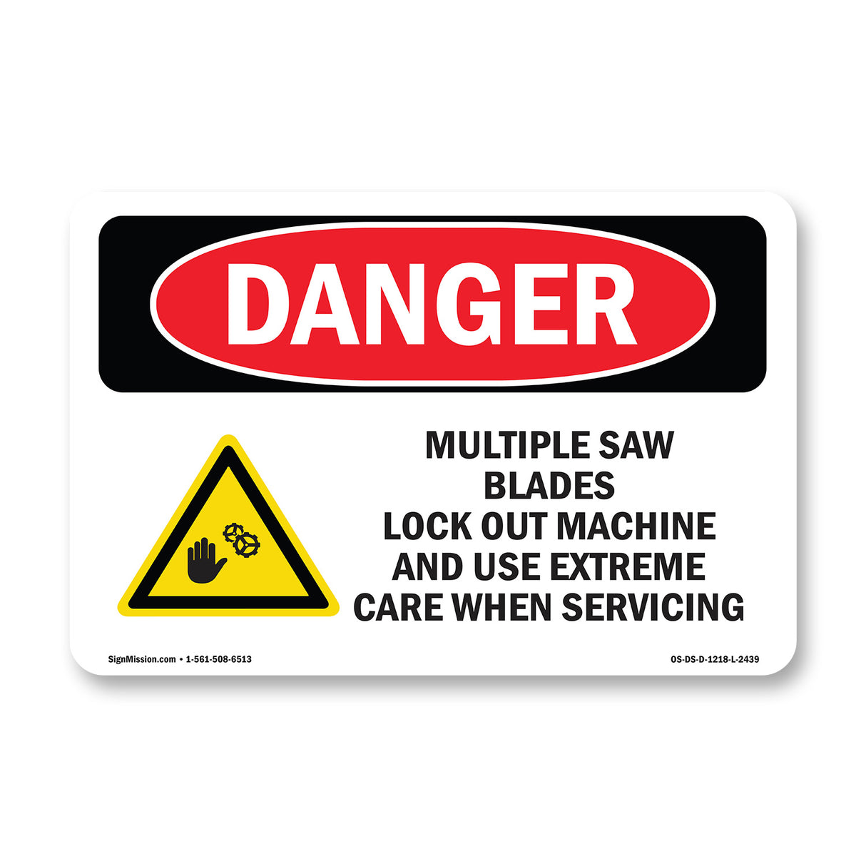 Multiple Saw Blades Lock Out