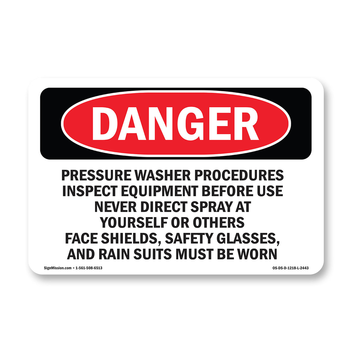 Pressure Washer Procedures Inspect Equipment