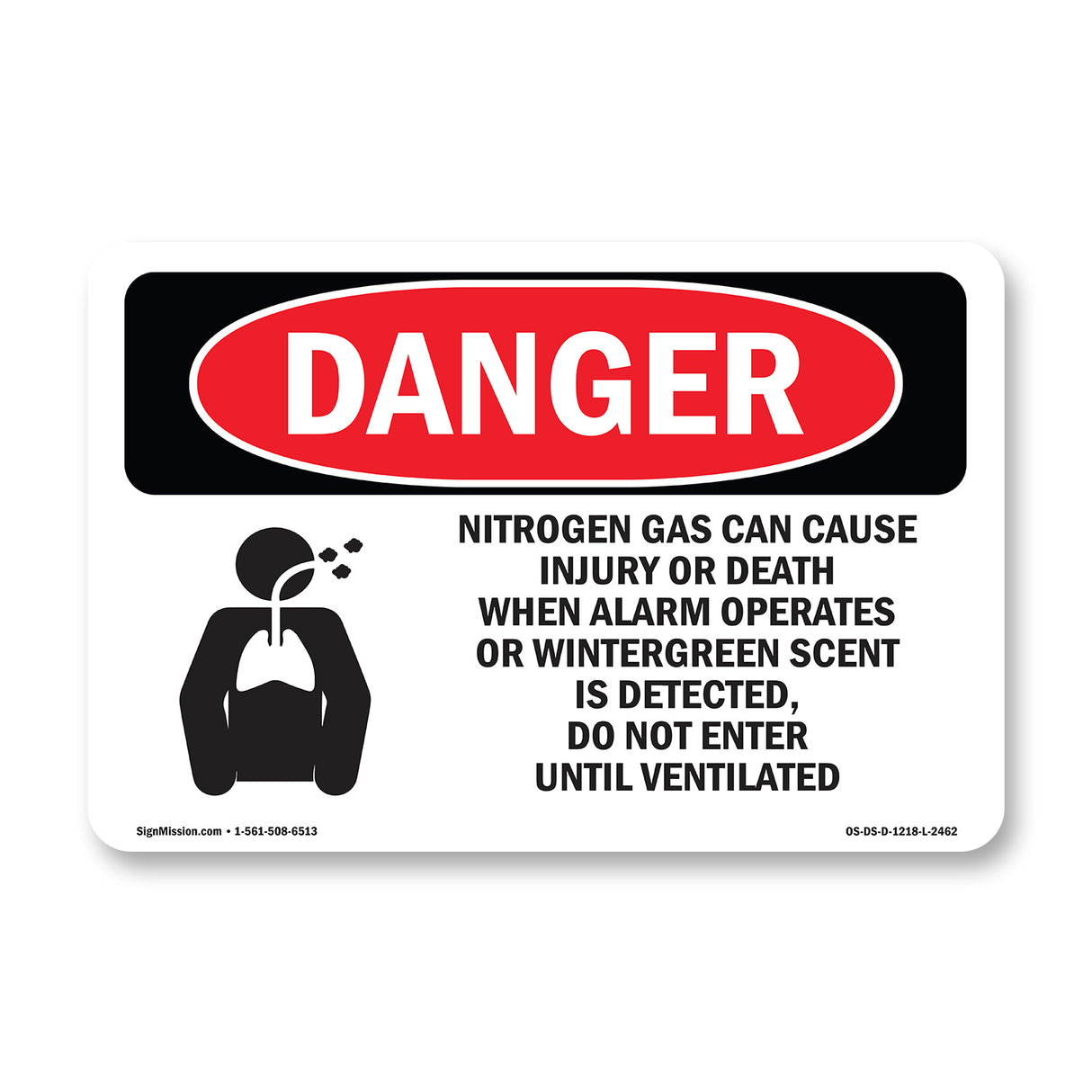 Nitrogen Gas Can Cause Injury
