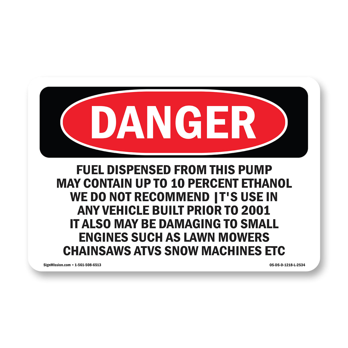 Fuel Dispensed From This Pump May Contain