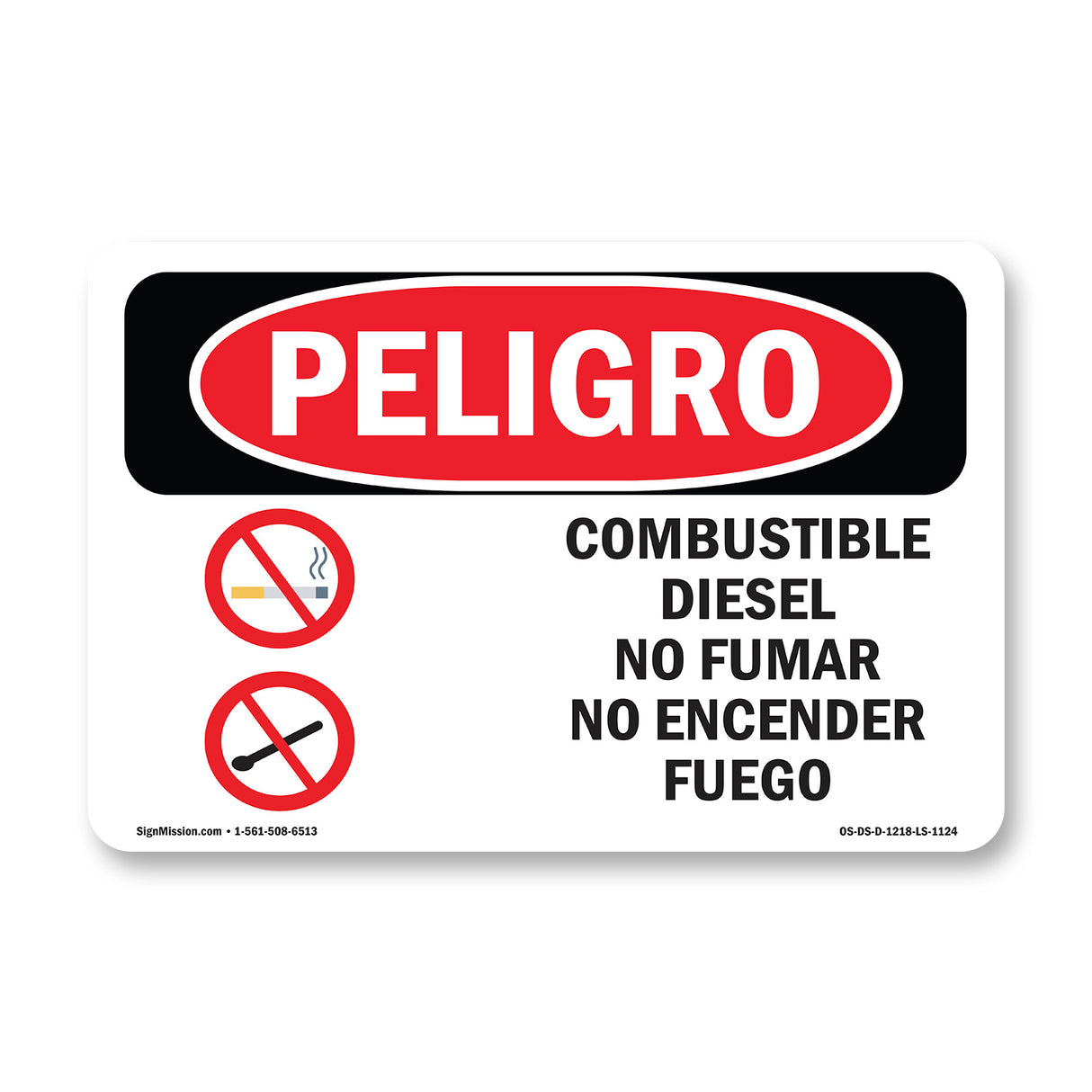 Diesel Fuel No Smoking No Open Flames