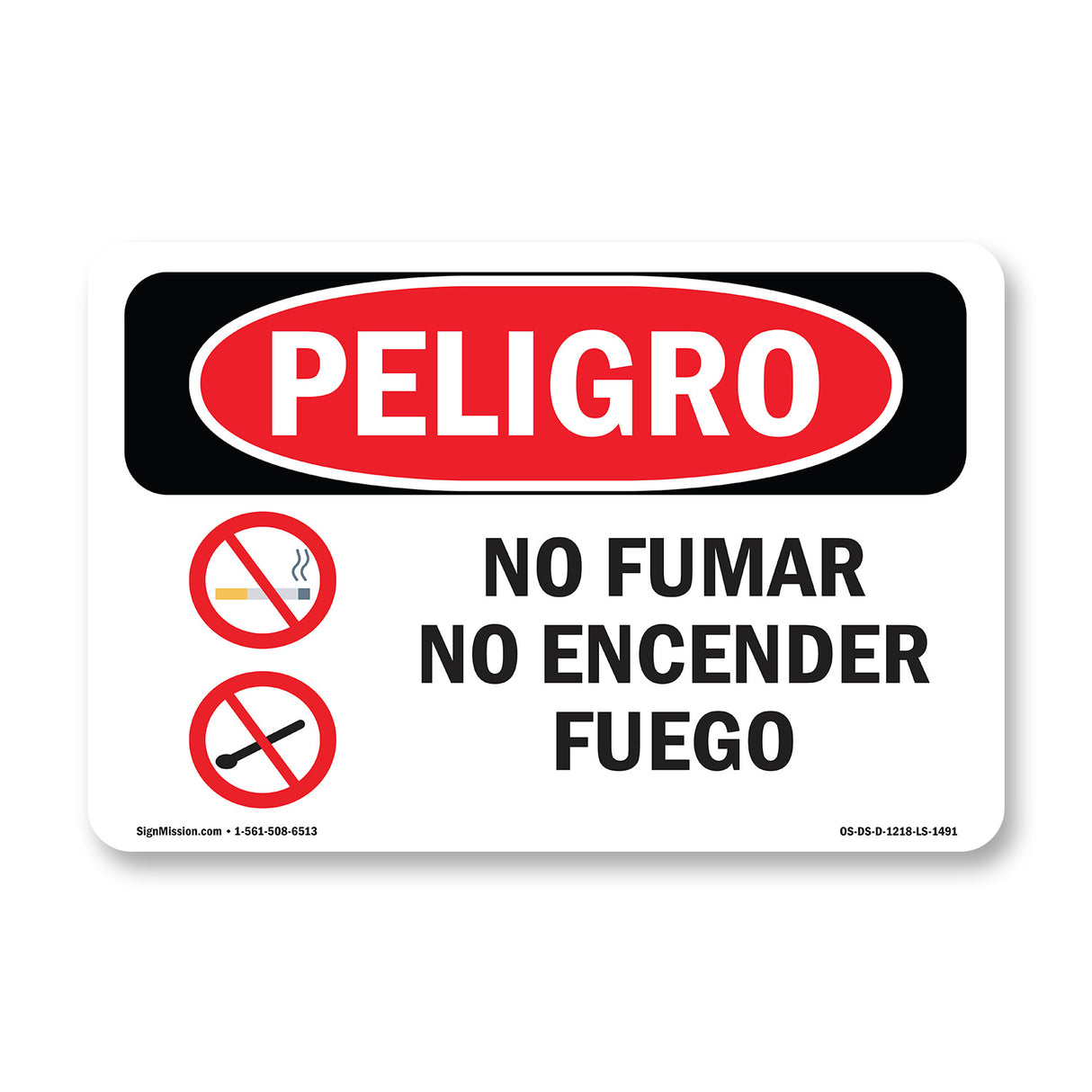 No Smoking No Open Flames