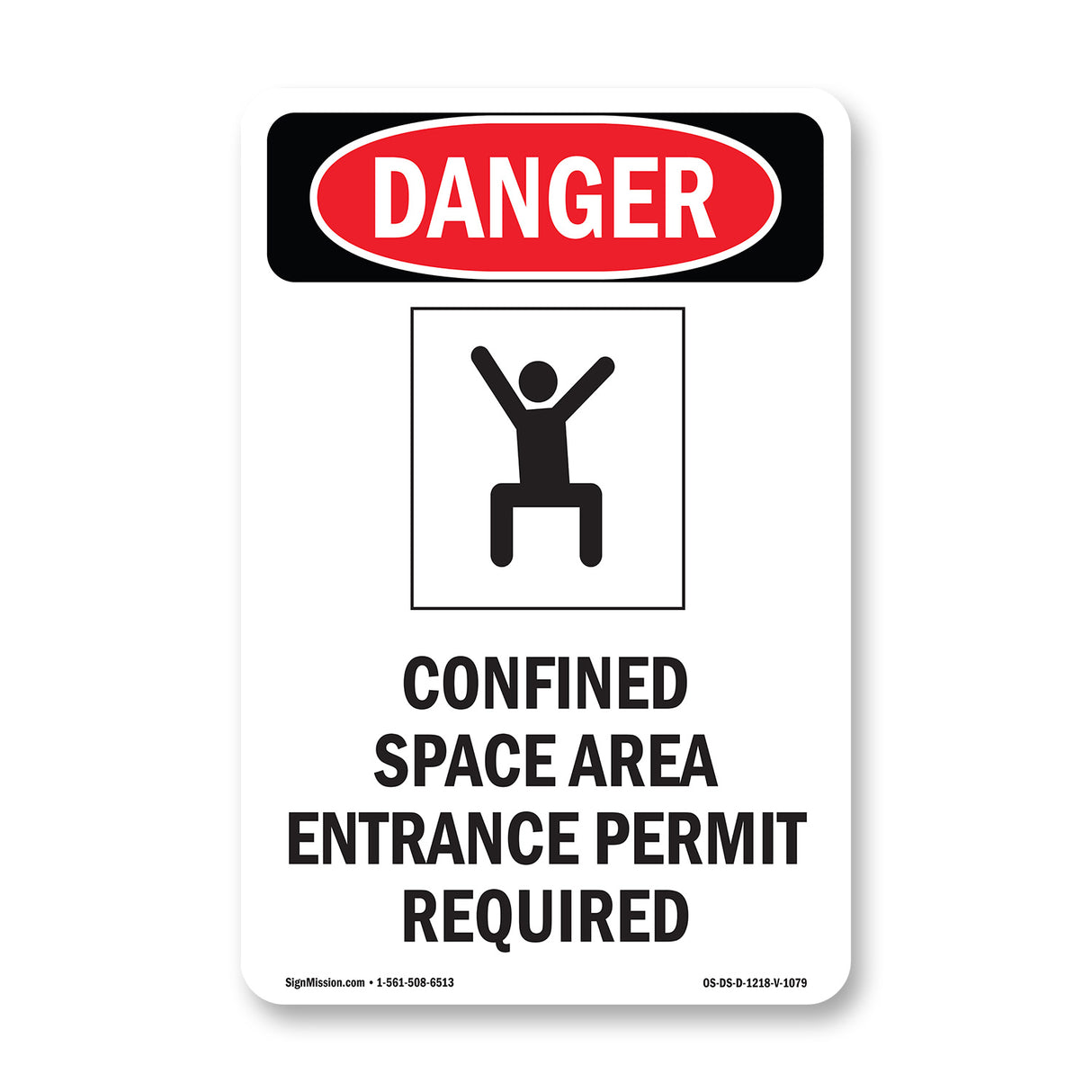 Confined Space Area Entrance Permit Required