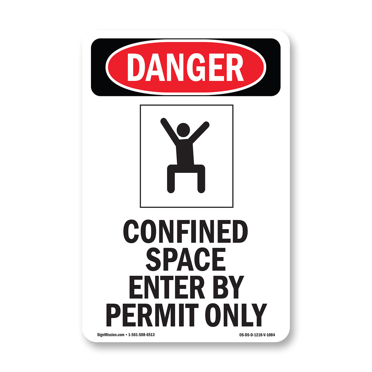 Confined Space Enter By Permit Only
