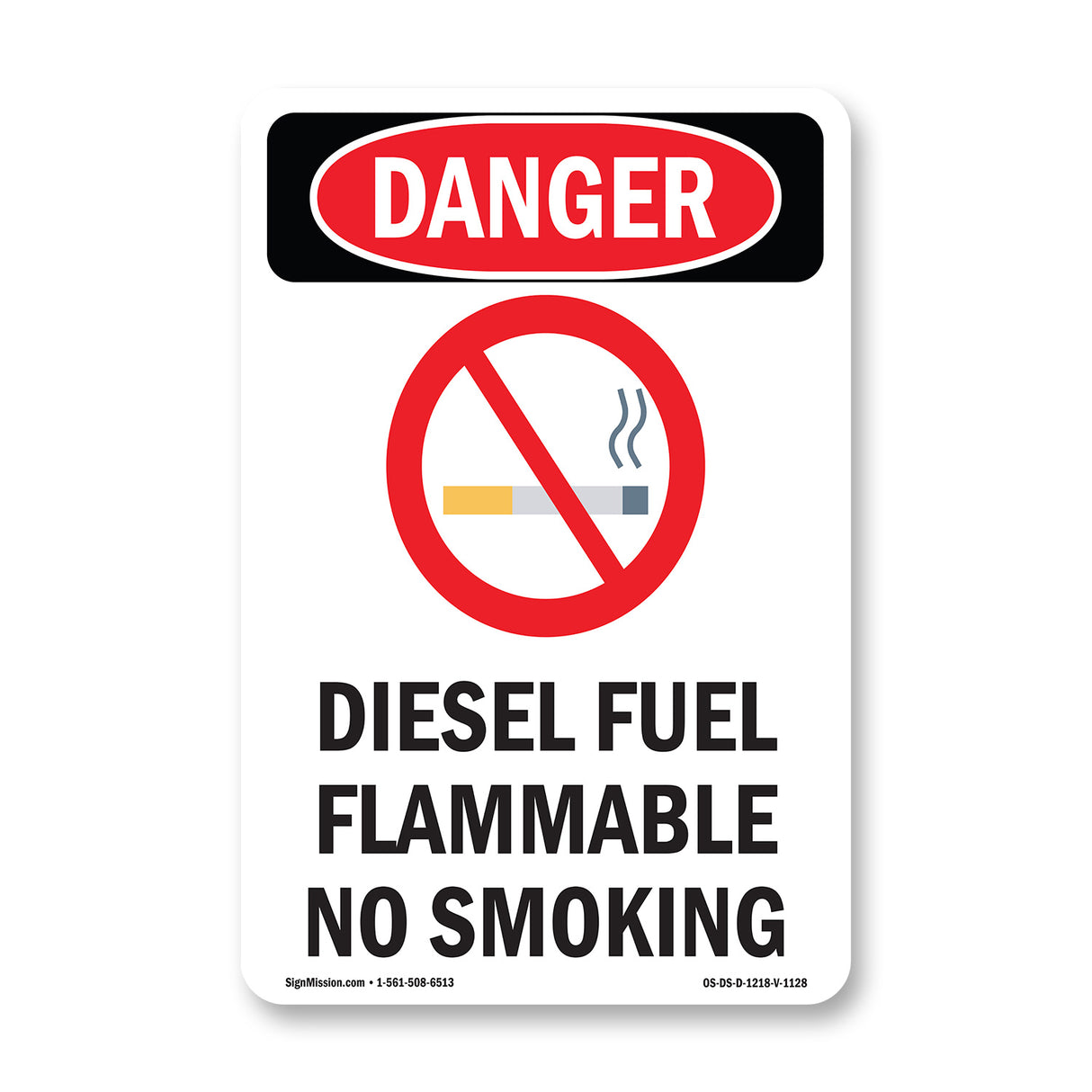 Diesel Fuel Flammable No Smoking