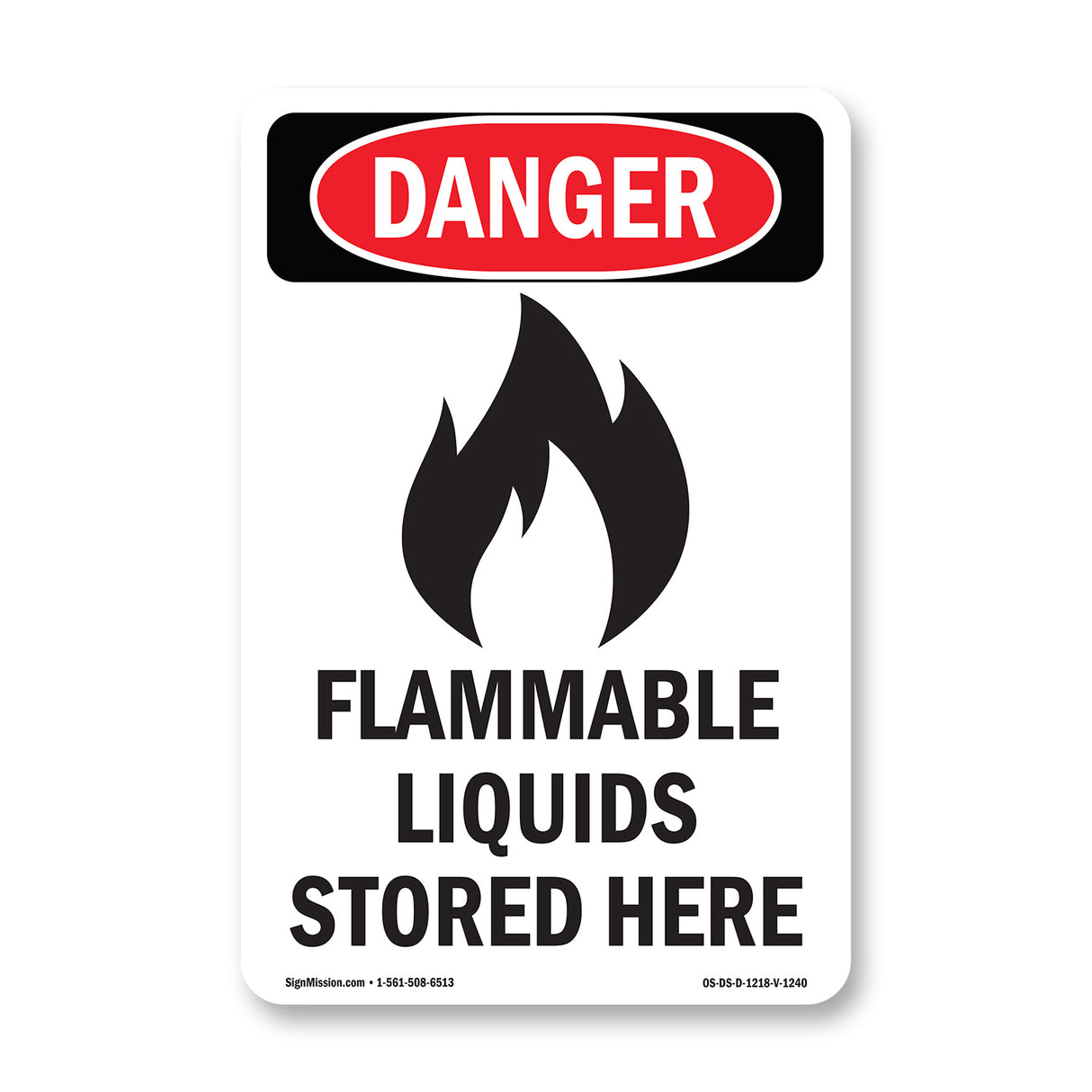 Flammable Liquids Stored Here