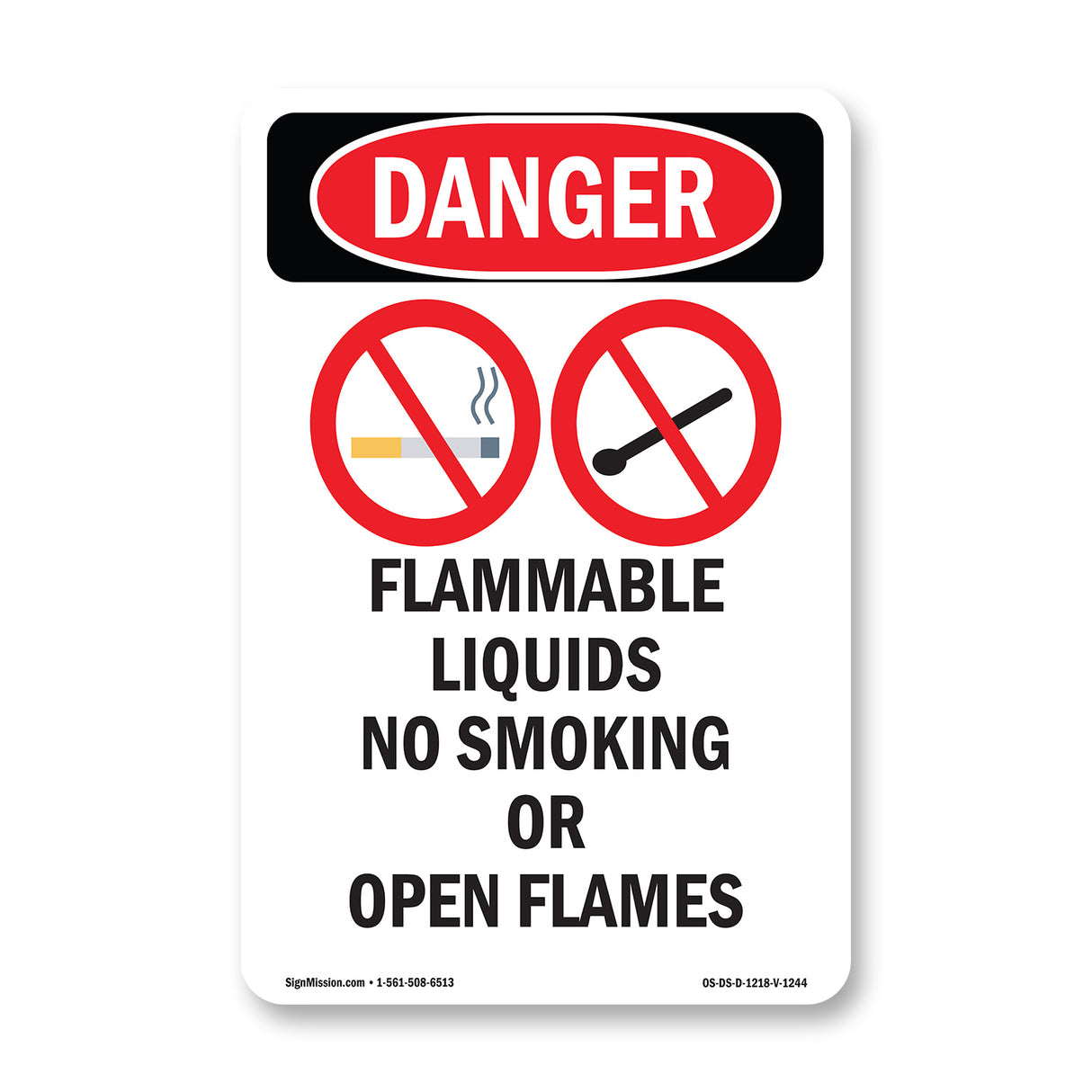 Flammable Liquids No Smoking Or Open Flames