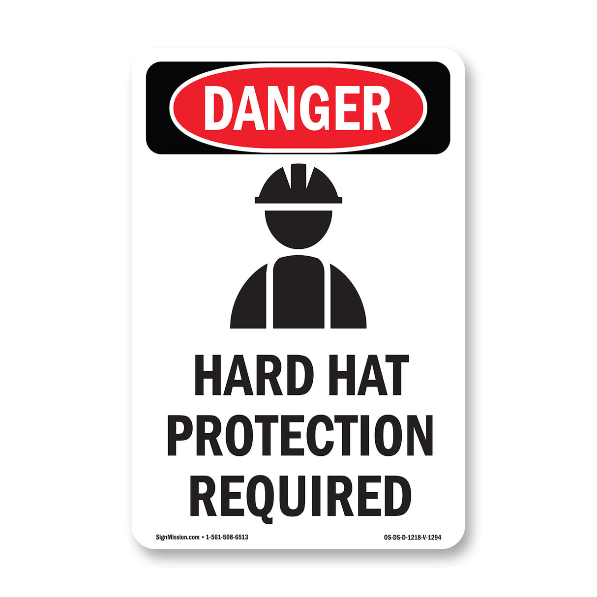 Hard Hat Protection Required