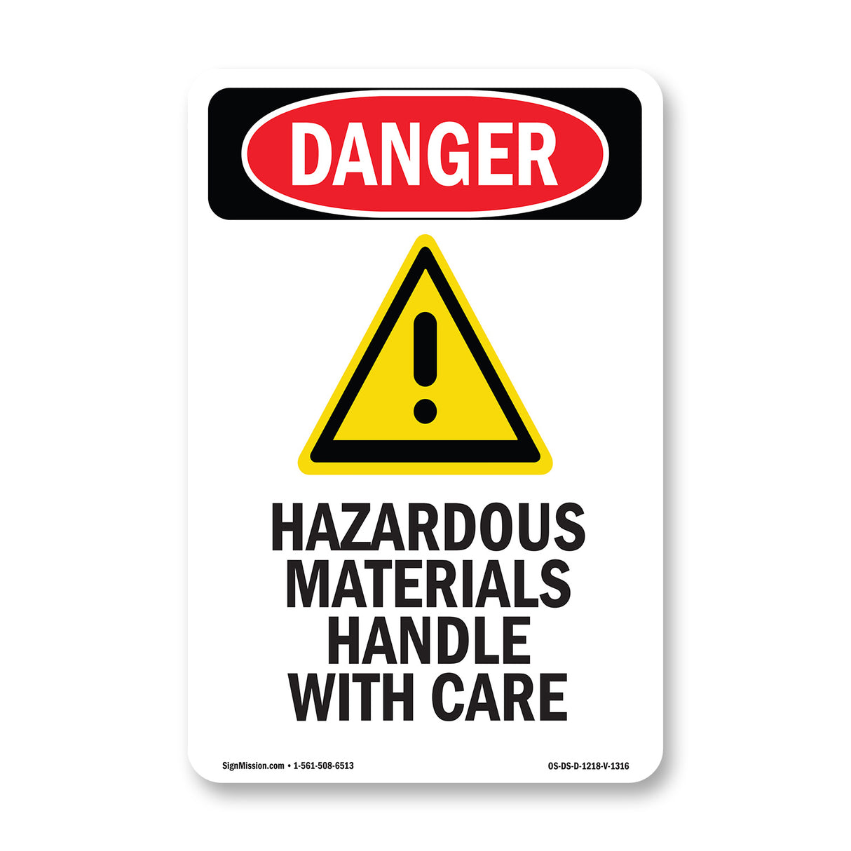 Hazardous Materials Handle With Care