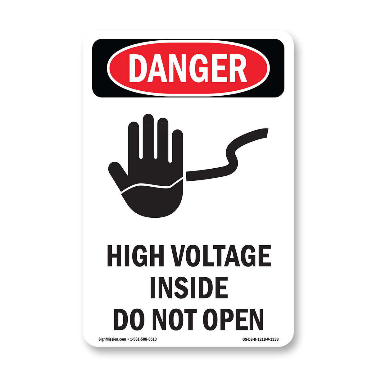 High Voltage Inside Do Not Open
