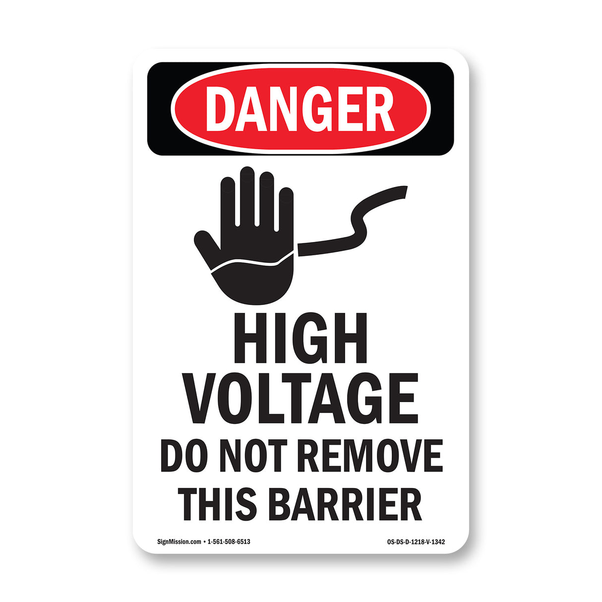 High Voltage Do Not Remove This Barrier