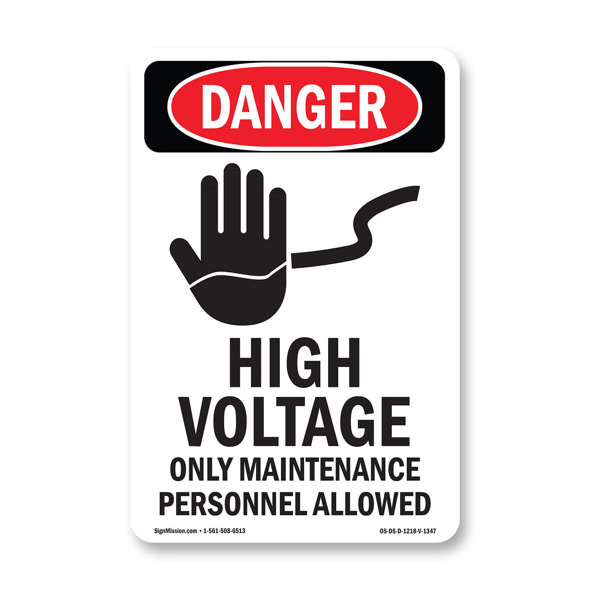 High Voltage Only Maintenance Personnel