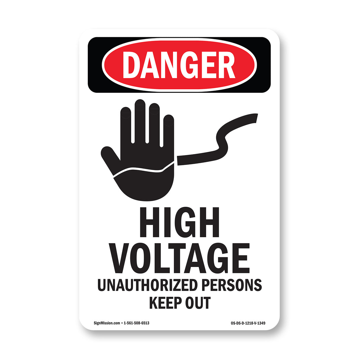 High Voltage Unauthorized Persons Keep Out