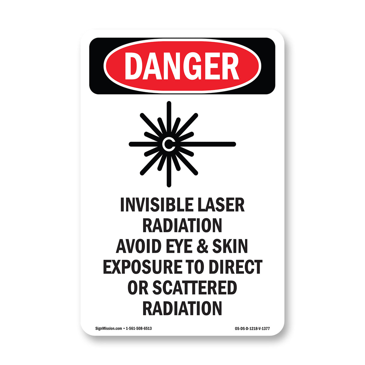 Invisible Laser Radiation Avoid Eye Exposure