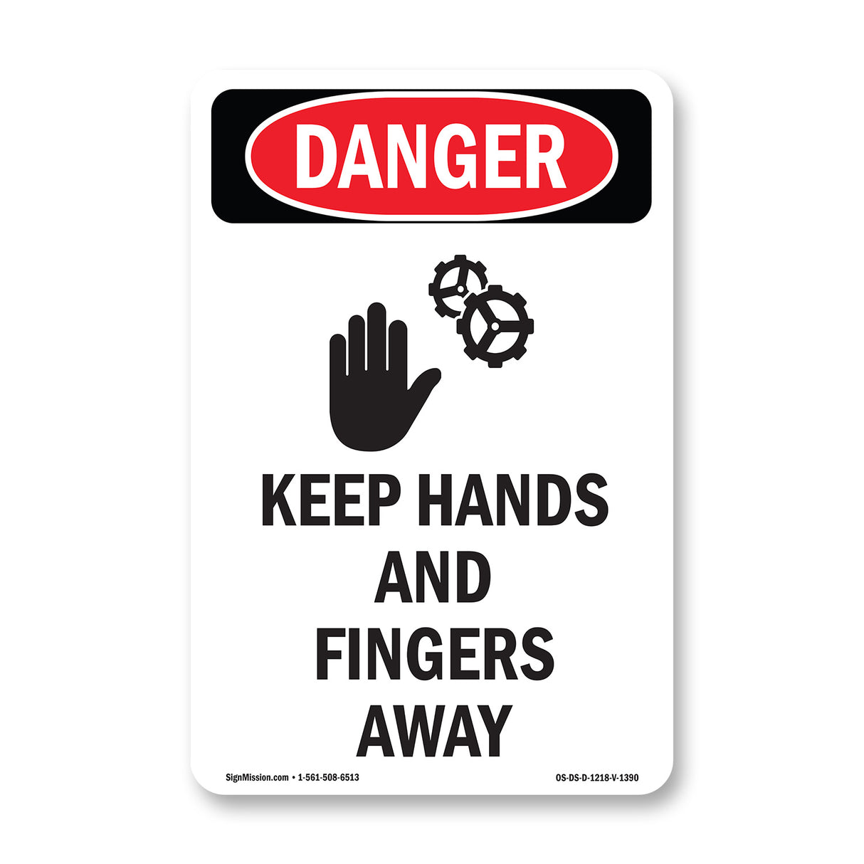 Keep Hands And Fingers Away