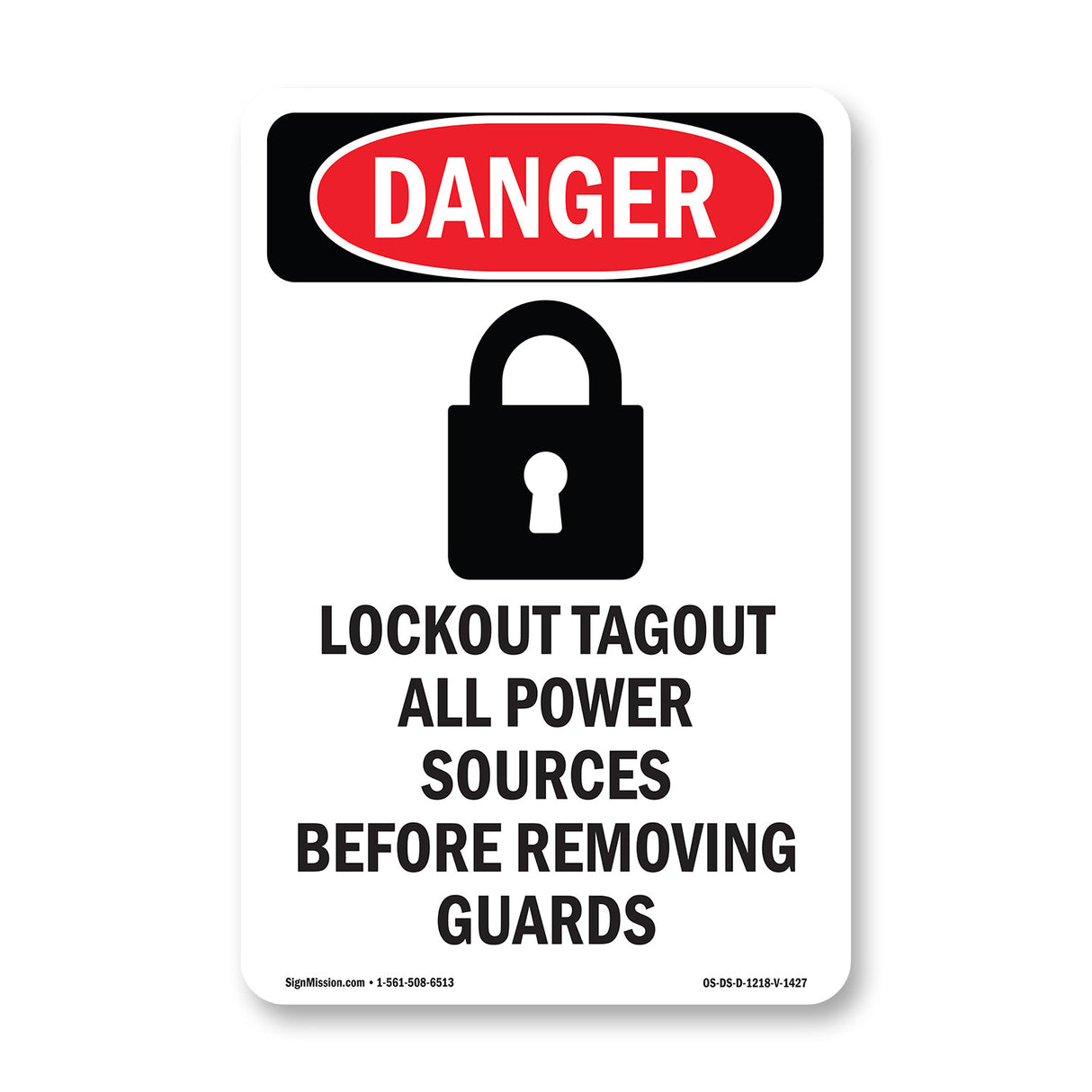 Lockout Tagout All Power Sources