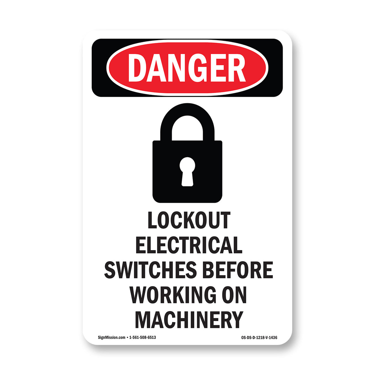 Lockout Electrical Switches Before Working