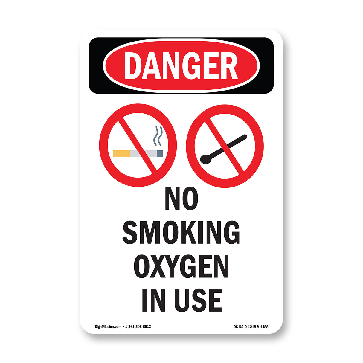 No Smoking Oxygen In Use