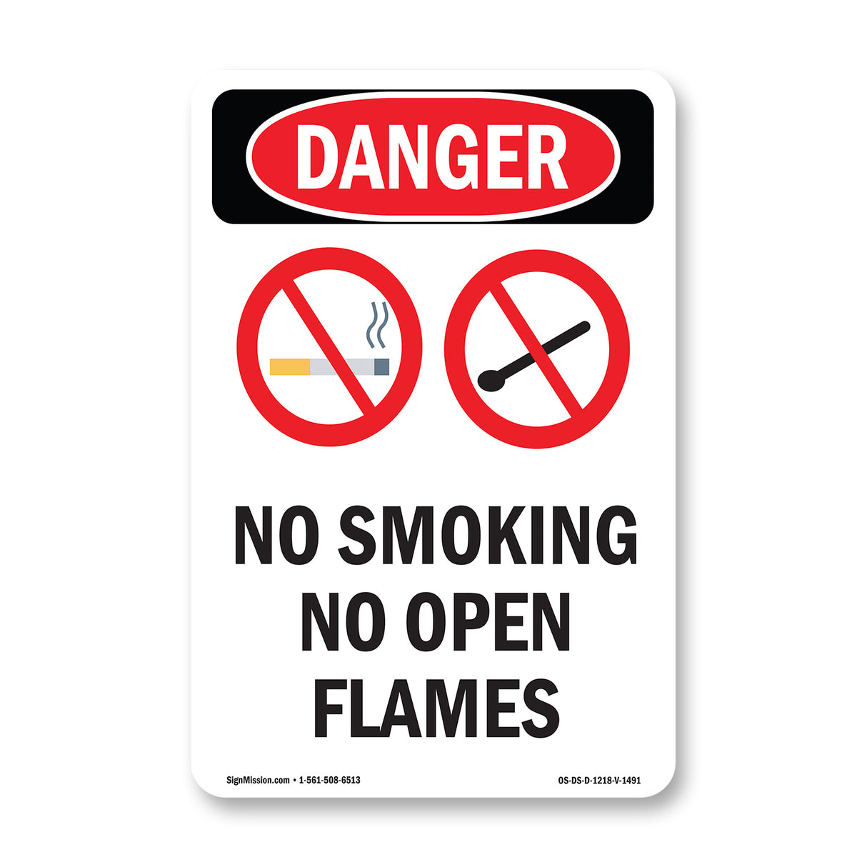 No Smoking No Open Flames