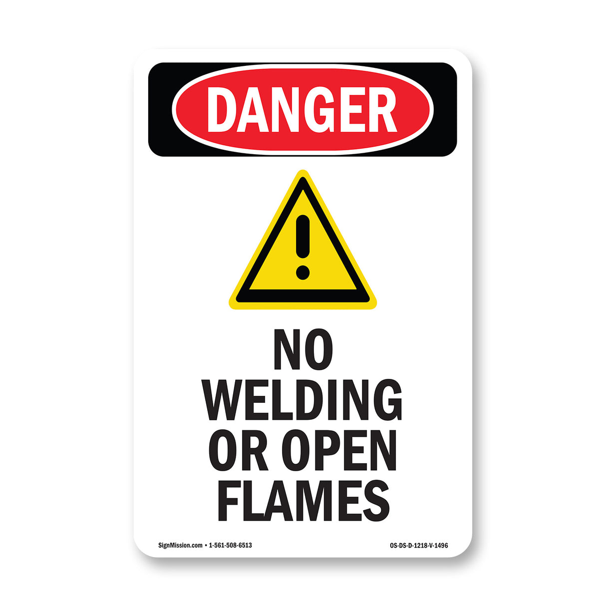 No Welding Or Open Flames