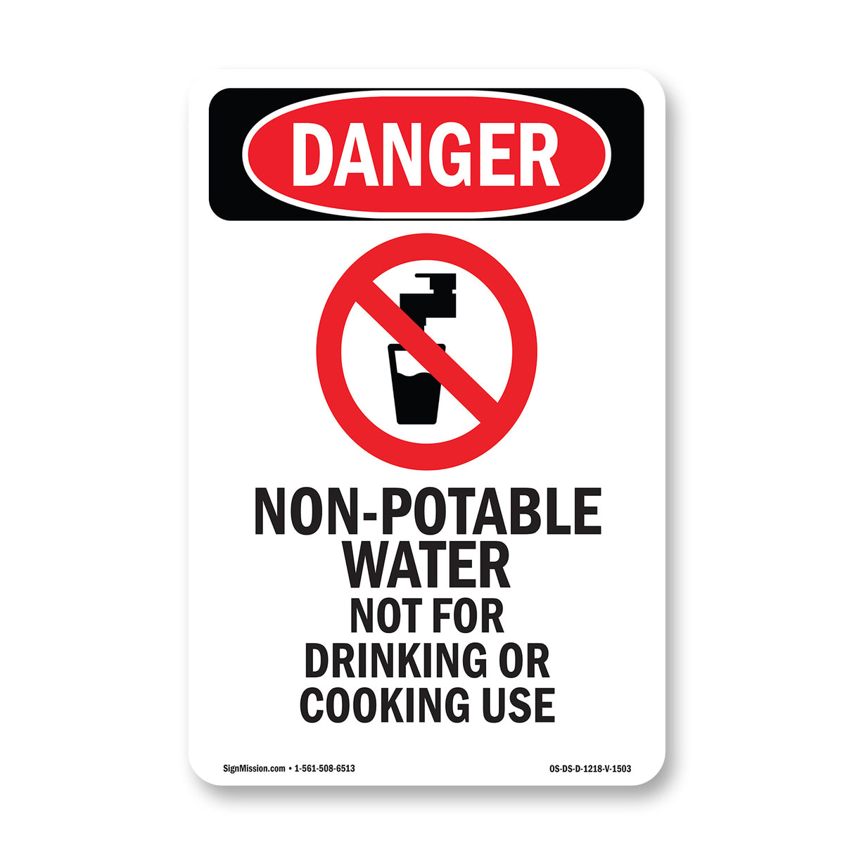 Non-Potable Water Not For Drinking Cooking