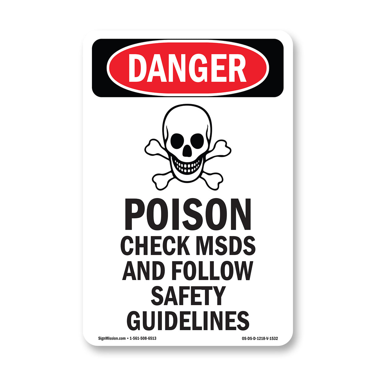 Poison Check MSDS Follow Safety Guidelines