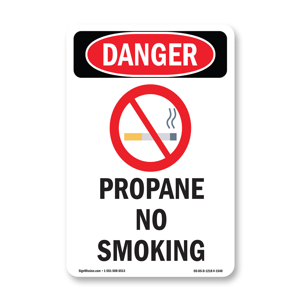 Propane No Smoking