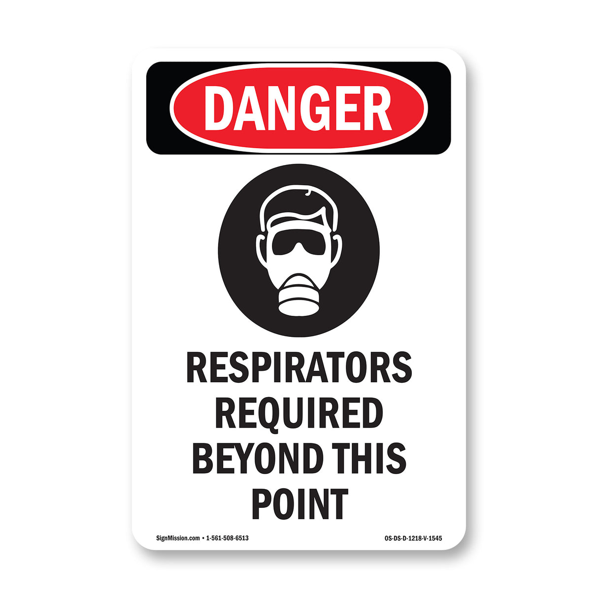 Respirators Required Beyond This Point