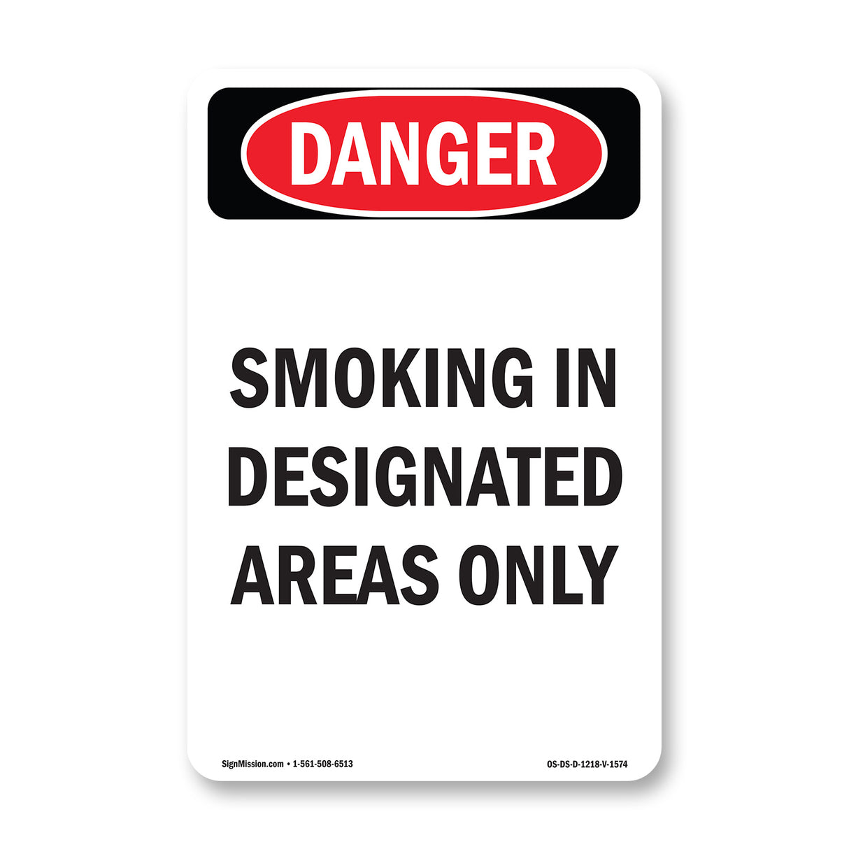 Smoking In Designated Areas Only