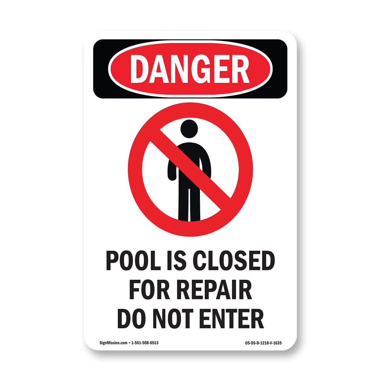 Pool Is Closed For Repair Do Not Enter