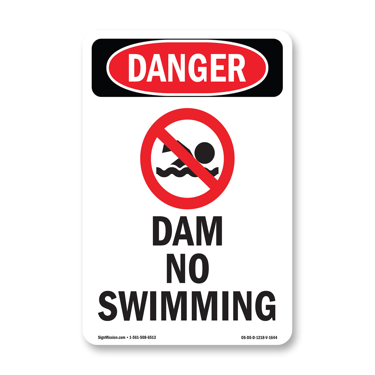Dam No Swimming