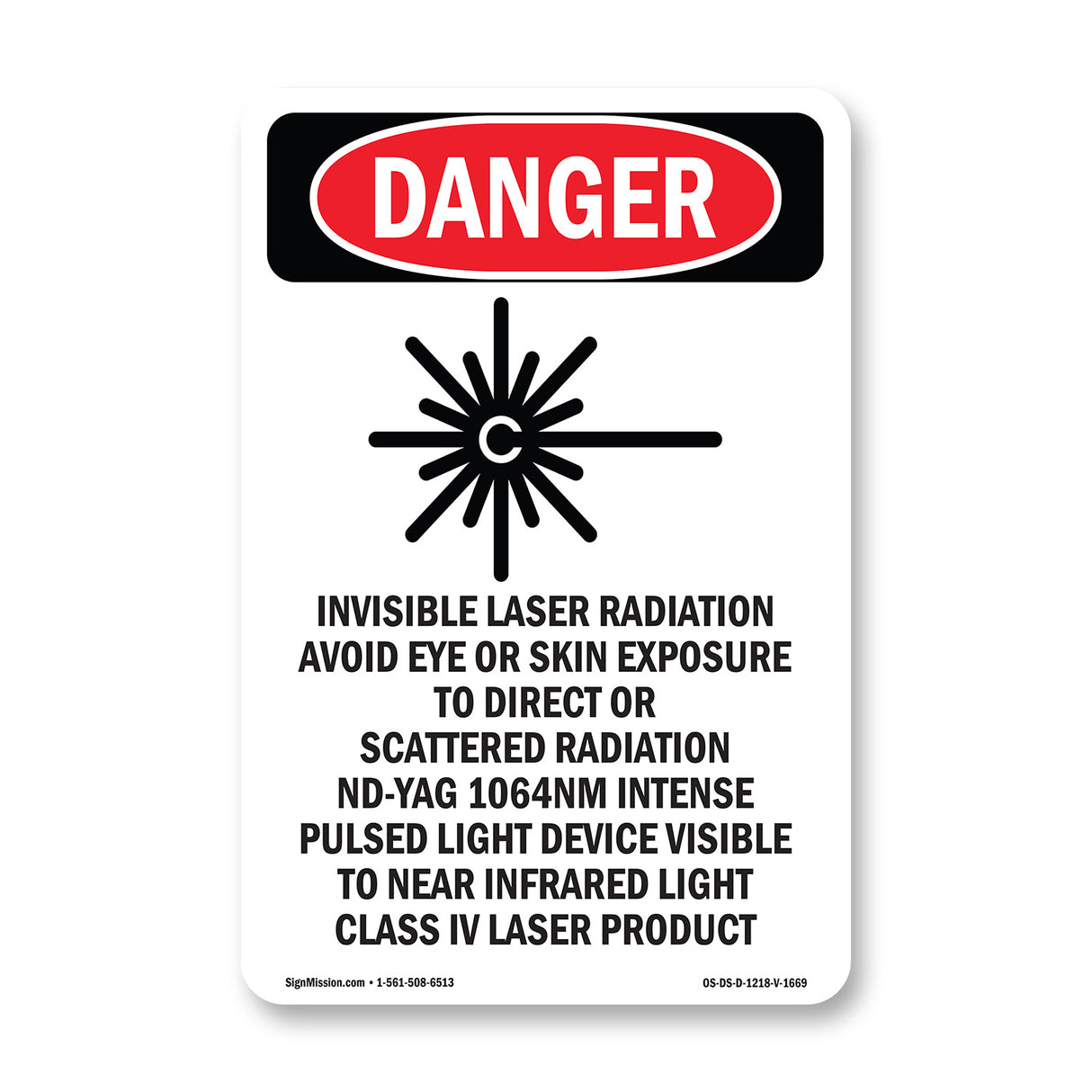 Invisible Laser Radiation Avoid Eye Exposure