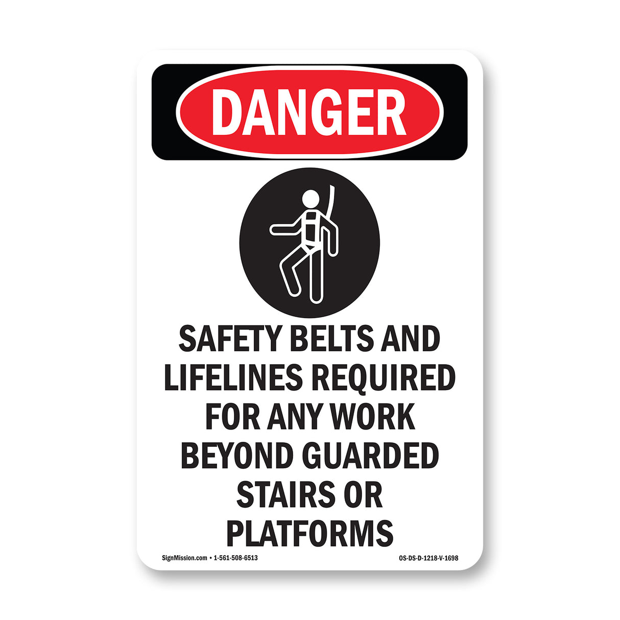 Safety Belts And Lifelines Required