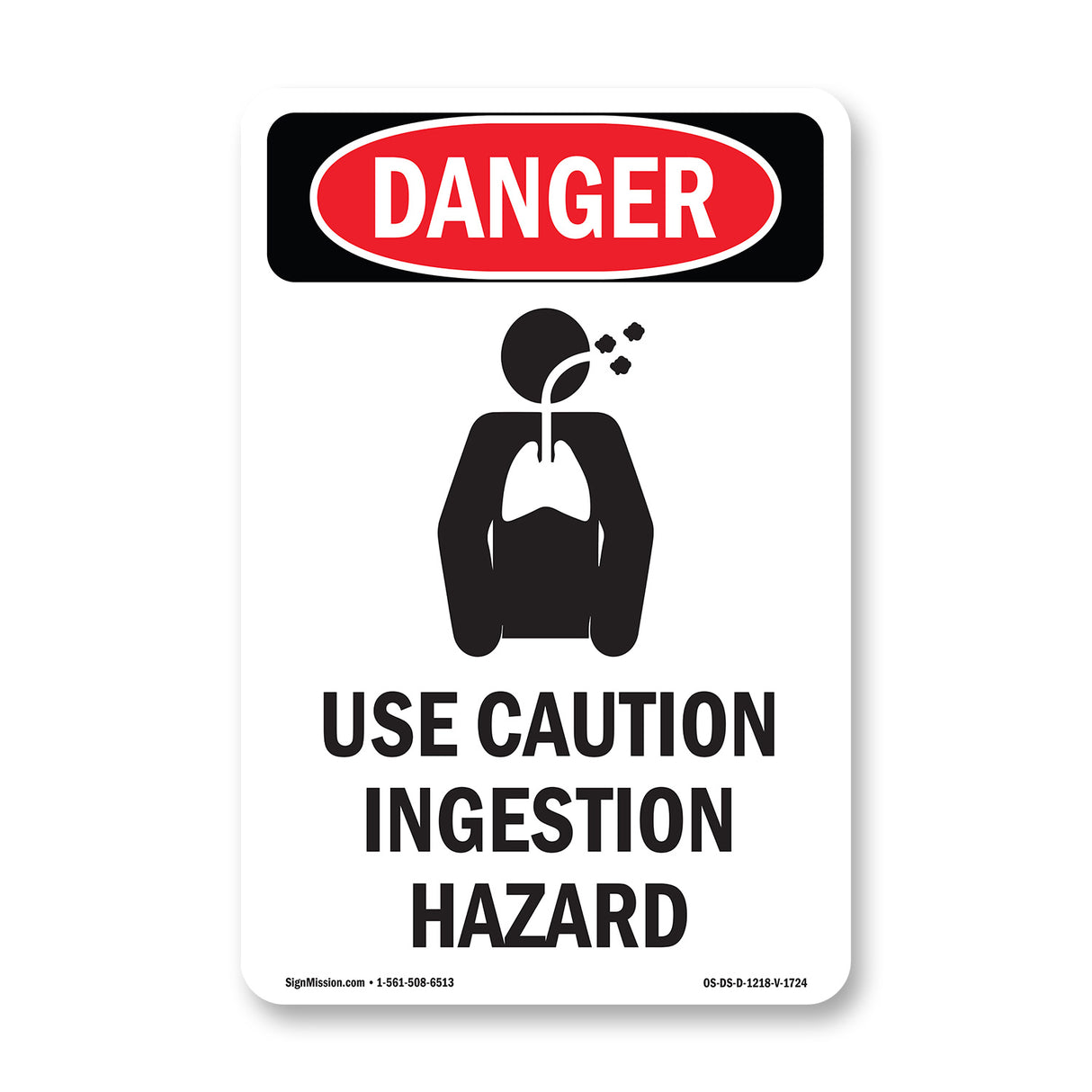 Use Caution Ingestion Hazard