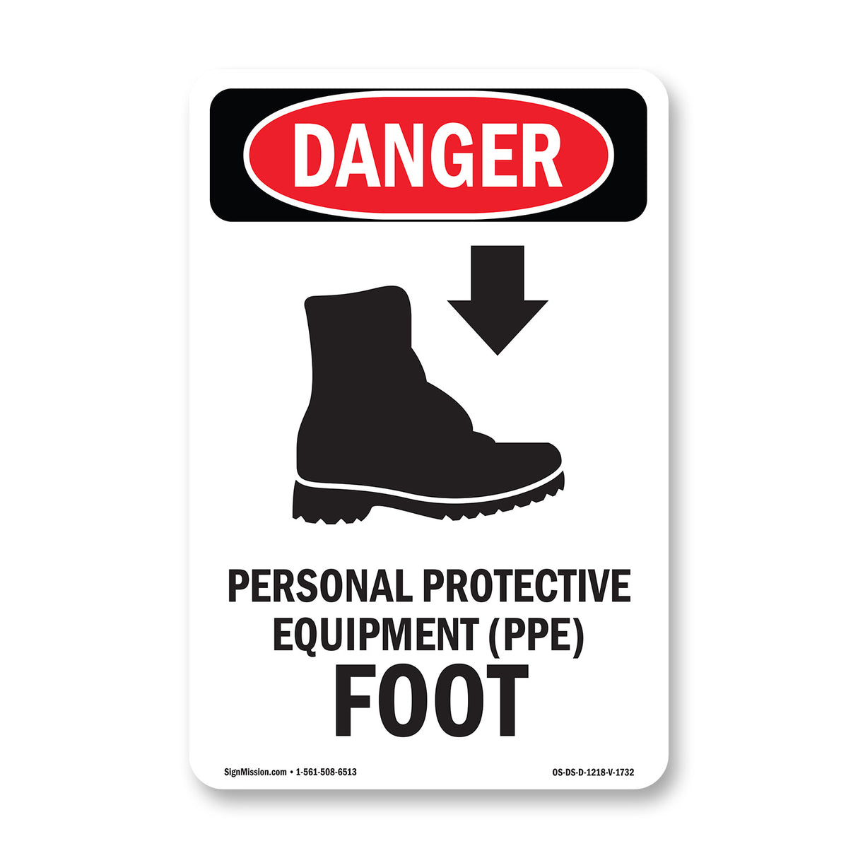 Personal Protective Equipment Foot