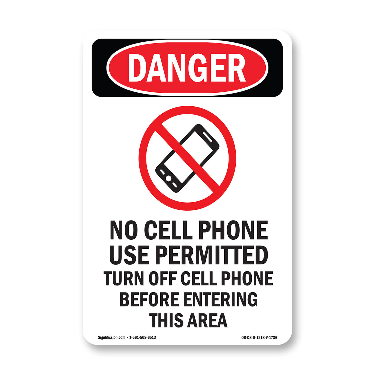 No Cell Phone Use In Area