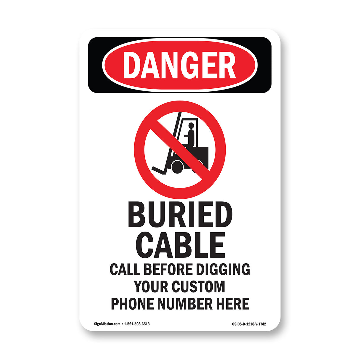 Custom Buried Cable Call Before Digging