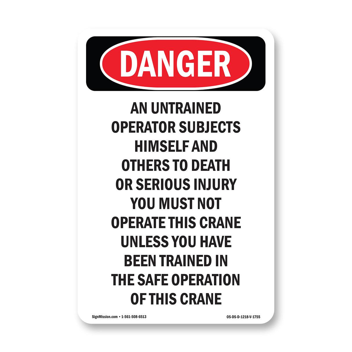 Safe Crane Operation Untrained Operator