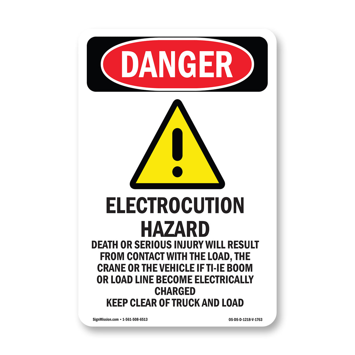 Electrocution Hazard Crane