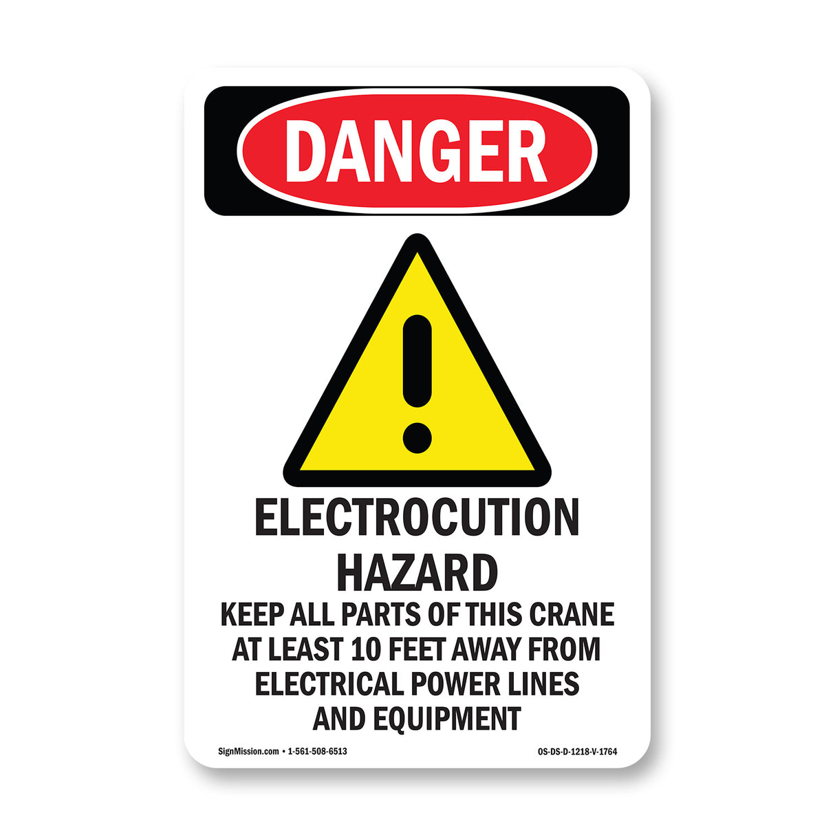 Electrocution Hazard Crane