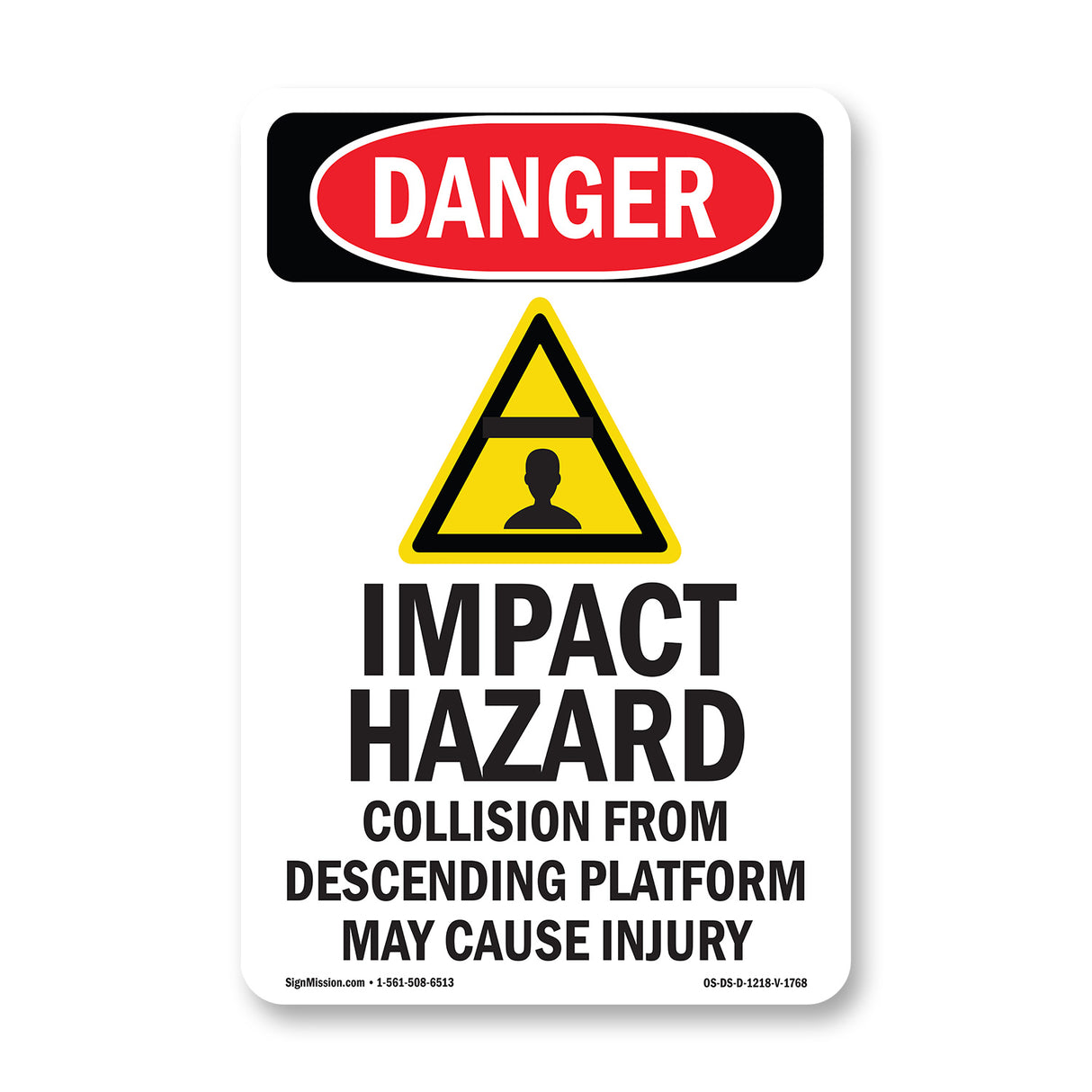 Impact Hazard Descending Platform