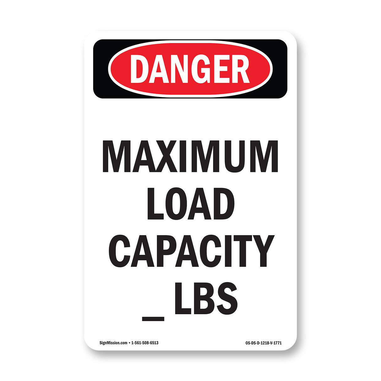 Maximum Load Capacity lbs