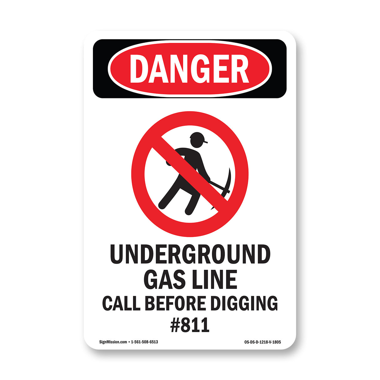 Underground Gas Line Call #811