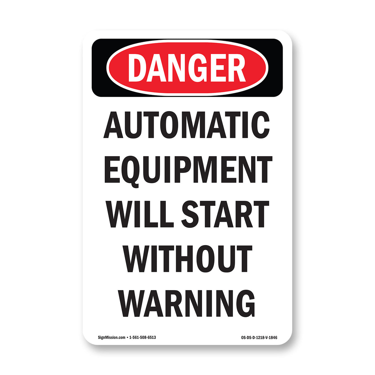 Automatic Equipment Start Without Warning