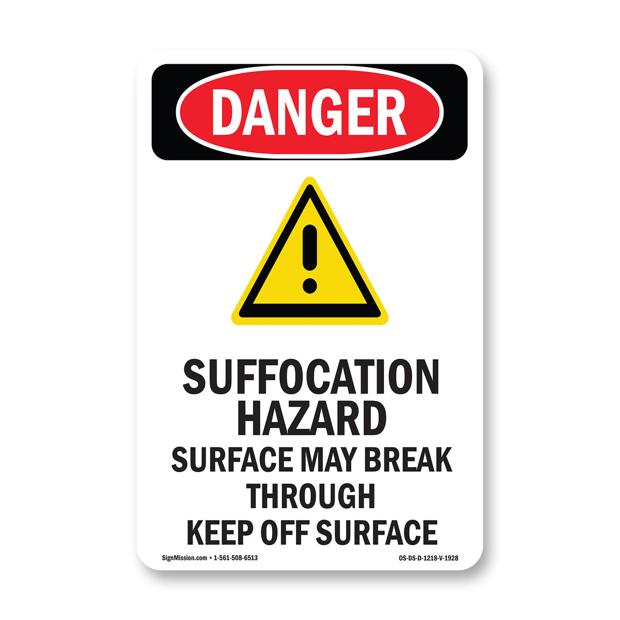 Suffocation Hazard