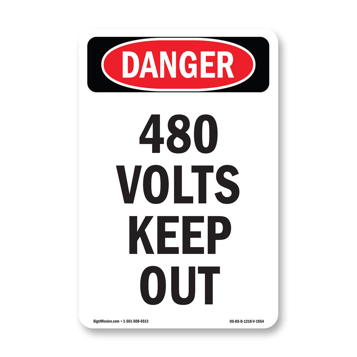 480 Volts Keep Out