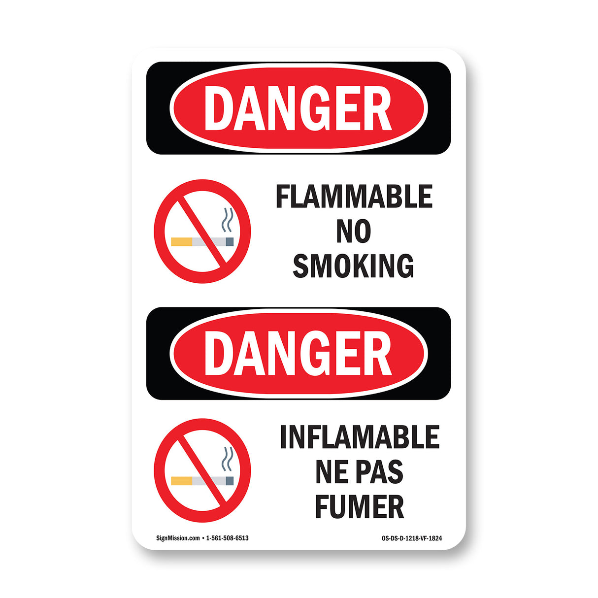 Flammable No Smoking