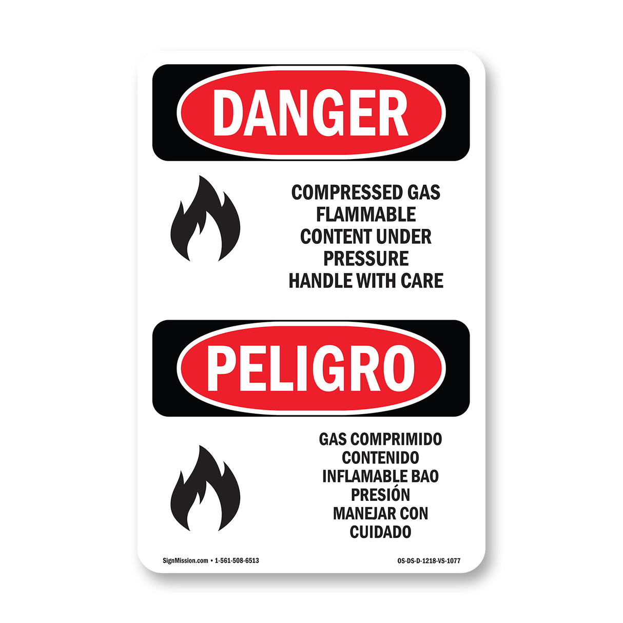 Compressed Gas Flammable Content