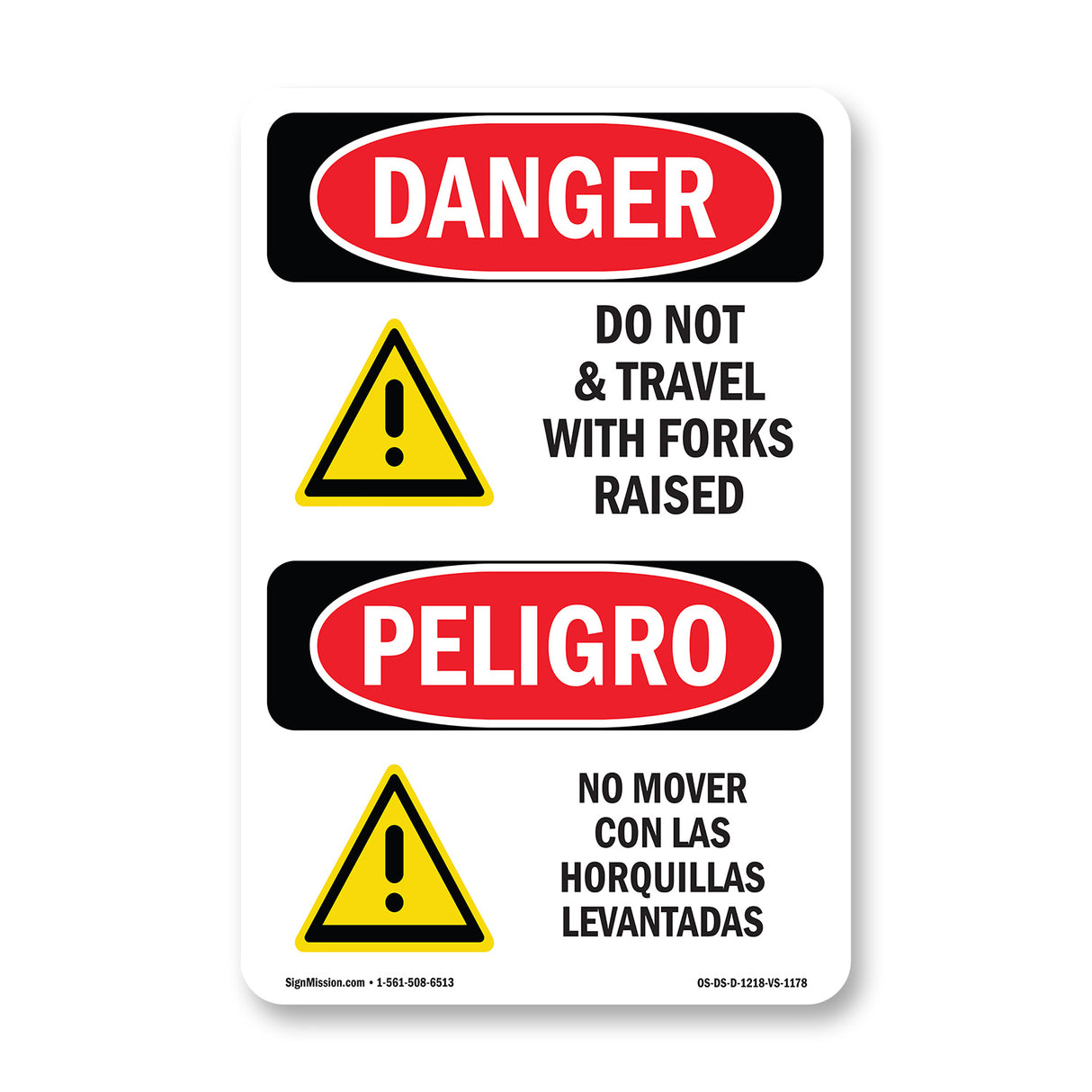 Do Not Travel With Forks Raised